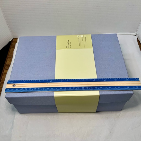 Photo Storage Box Acid Free Archival Light Blue Target NWT - Picture 15 of 16
